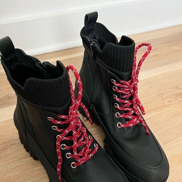 NURTURE WHITNEY WATER RESISTANT LACE UP BOOTS SIZE 6 - Picture 10 of 10